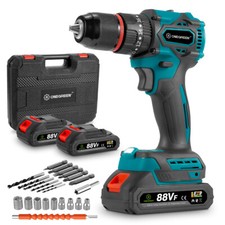 20+3 Trapano Avvitatore Cacciavite Elettrico con Valigetta Per Makita Batteria 