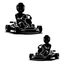 2 Adesivi Stickers Stilizzati