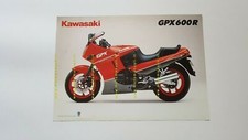 Kawasaki GPX 600 R 1988 depliant ITALIANO moto originale brochure