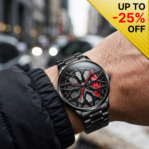 Orologio con ruota mercedes - con,