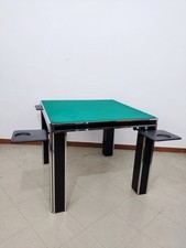 Tavolo Da Gioco Double Stile Joe Colombo O Willy Rizzo Modernariato Anni 70/80