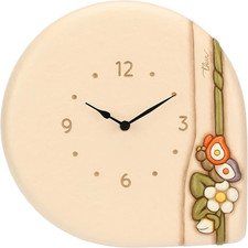 THUN Orologio Digitale Con Fiori E Coccinella, Ceramica; Meccanismo in Plastica,