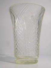 Vaso cristallo inciso a mano
