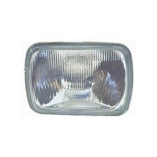 Faro H4 bilaterale con luce di posizione senza cornice per Piaggio Porter