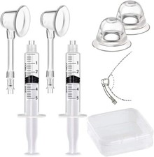 Niplette 2 sets Aspirateur de Mamelon Correcteur Ventouses et Extracteurs