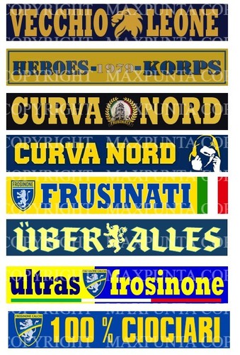 Frosinone 8 adesivi - frosinone,