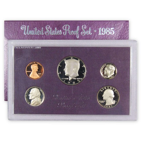 1985 plad proof - 1985, mint