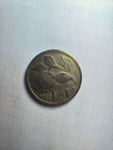 Fac simile lira - 1946, color