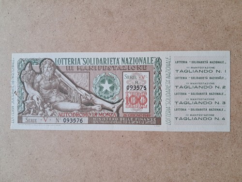 Biglietto lotteria - biglietto,