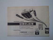 advertising Pubblicità 1959 OLIO MOTOR OIL SINCLAIR