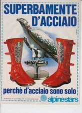 advertising Pubblicità-STIVALI MOTO ALPINESTARS 1981-MX ENDURO  VINTAGE BOOTS