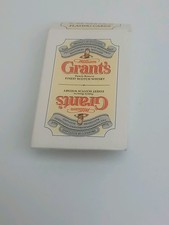 grants whisky playing cards advertising each card has a different ad see discrip