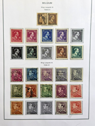 Belgium stamps 1936 1951 - stamps, 1936-1951