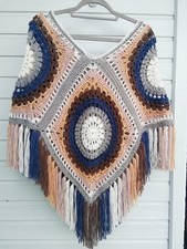 Poncho all'uncinetto * poncho