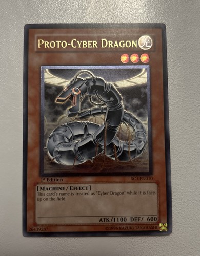 Yugioh proto cyber drago - yugioh,