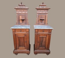 COPPIA COMODINI IN NOCE CON