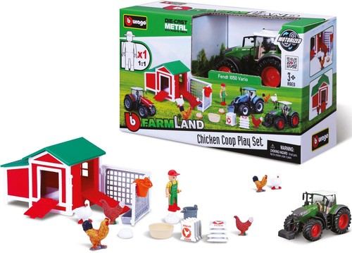 Pollaio bburago farmland incl - pollaio,
