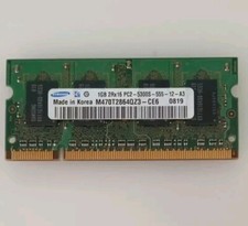 Memoria RAM SO-DIMM DDR2 Samsung 1GB 667mhz PC2-5300S-555-12-A3