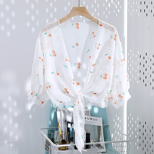 Donna puro chiffon stampato - donna,
