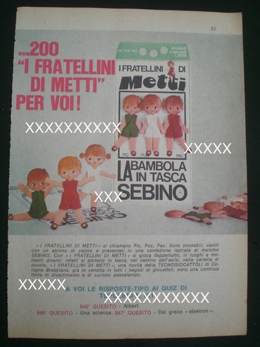Bambola sebino metti - sebino,