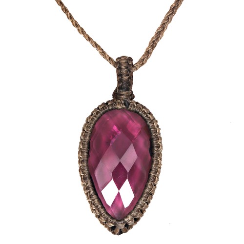 Collana macramè fatta mano - collana,