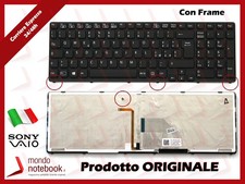 Tastiera Notebook Sony SVE17 (NERA) (CON FRAME) (RETROILLUMINATA)