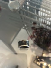 Anello fascetta oro bianco 18 kt "GUCCI" donna usato