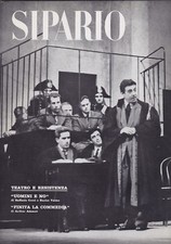 Sipario, rivista teatrale, 1965, Uomini e no, Bompiani, cinema, Zeffirelli
