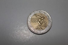 Moneta 2€ GRECIA Giochi Olimpici ATENE 2004,  con ERRORE DI CONIO - Circolata