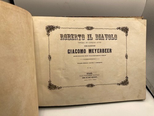 Roberto diavolo opera - il,