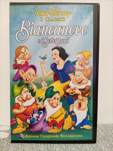 Biancaneve vhs walt disney - biancaneve,