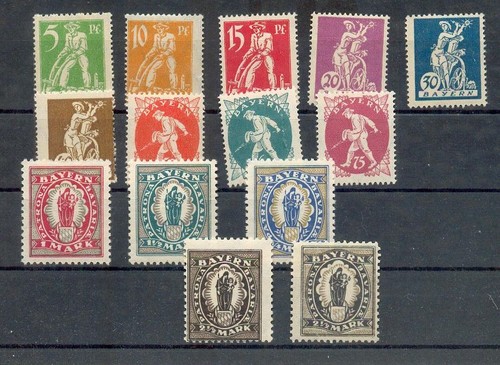 Bayern 178 191 kurzsatz mnh - bayern,