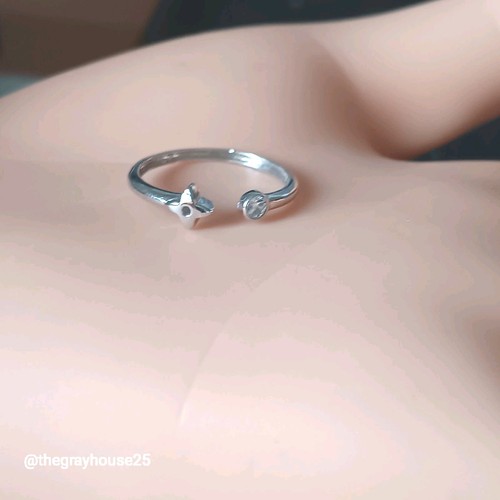 Anello fiore oro - 18, kt