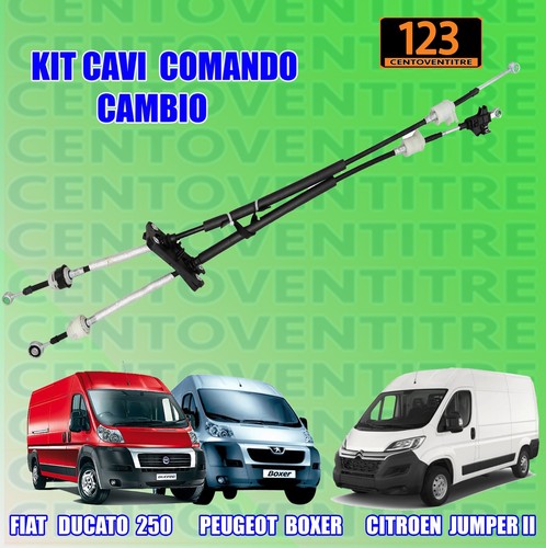 Kit cavi comando cambio ducato - cavi,