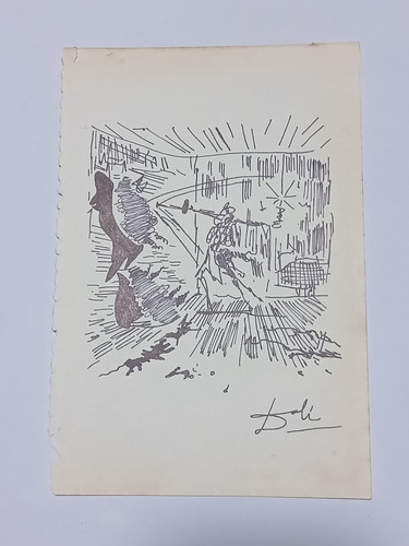 Salvador dali drawing paper - dali,