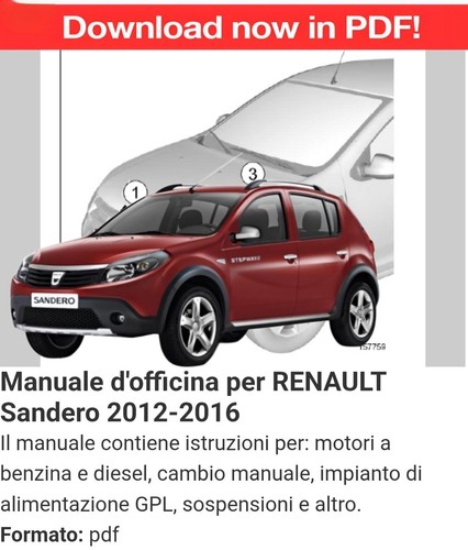 Manuale officina per - d'officina, renault