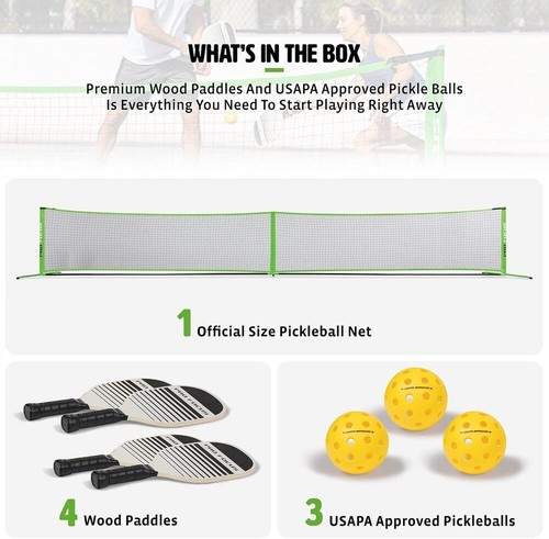 Pro focus pickleball net - pro, set