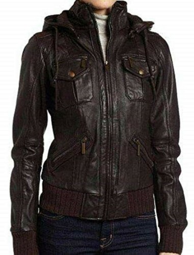 Giacca biker donna - , vera