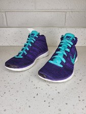 Nike Free Flyknit Chukka sneaker atletica viola 639699-500 da donna taglia 6,5