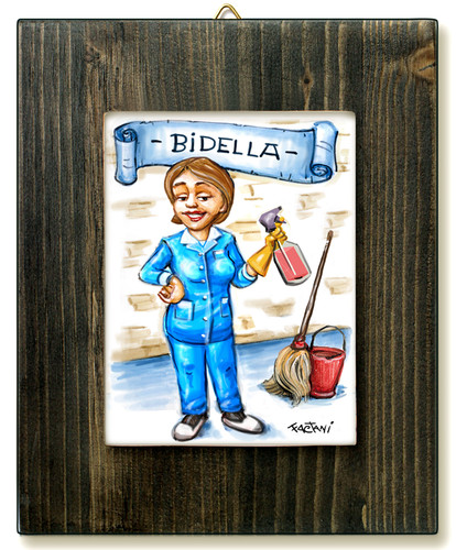 Bidella quadro mattonella - bidella-quadro,
