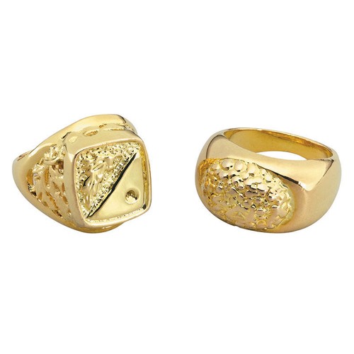 Anello oro finto adulto