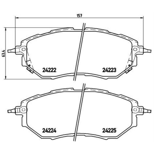 Brembo pastiglie freno - brembo,