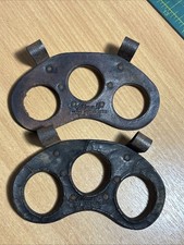 2 x antica borsa da golf in hickory separatore Winall sacca da golf mazza clip di archiviazione