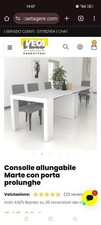 Consolle allungabile 3 metri