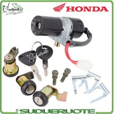 Kit Serrature Cilindretto Chiavi per Honda Foresight Pantheon Chiocciola Arobase