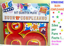 FESTONE STRISCIONE COMPLEANNO