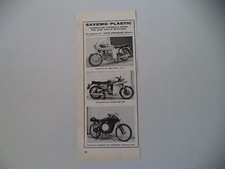 advertising Pubblicità 1968 SAVEMO PLASTIC e LAVERDA 650 750/MOTO GUZZI V7 V 7