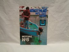 WHITEHEAD MOTO FIDES LIVORNO LIBRETTO USO E MANUTENZIONE MOTORE MARINO W6 FIAT