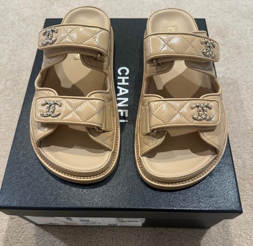 Sandali chanel 24p beige - chanel,