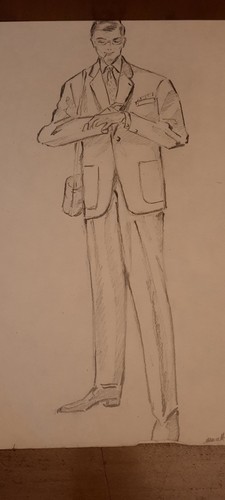 Bozzetto figurino moda - bozzetto, 17